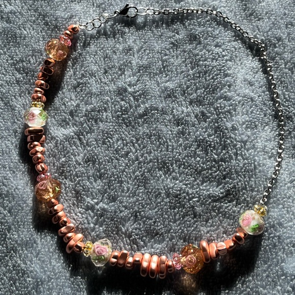 Rose gold chain choker - Picture 6 of 10